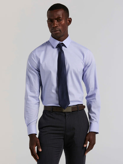 Perry Ellis Cotton Blend Slim Fit Dress Shirt