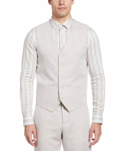 Perry Ellis Perry Ellis men's vest with button closure
