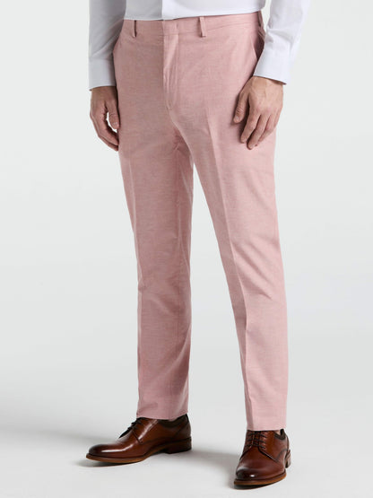 Perry Ellis Slim Fit Solid Linen Blend Pant