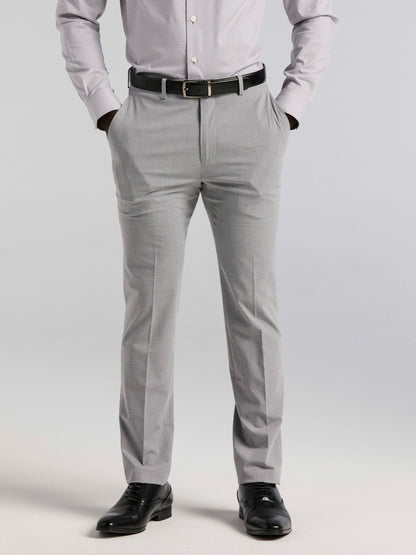 Perry Ellis Slim Fit Mini Grid Pattern Suit Pant