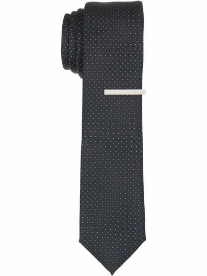 Perry Ellis Solid Plain weave Slim Necktie