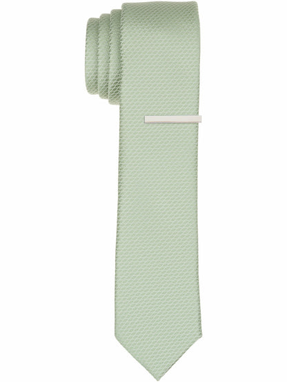 Perry Ellis Solid Plain weave Micro Slim Tie