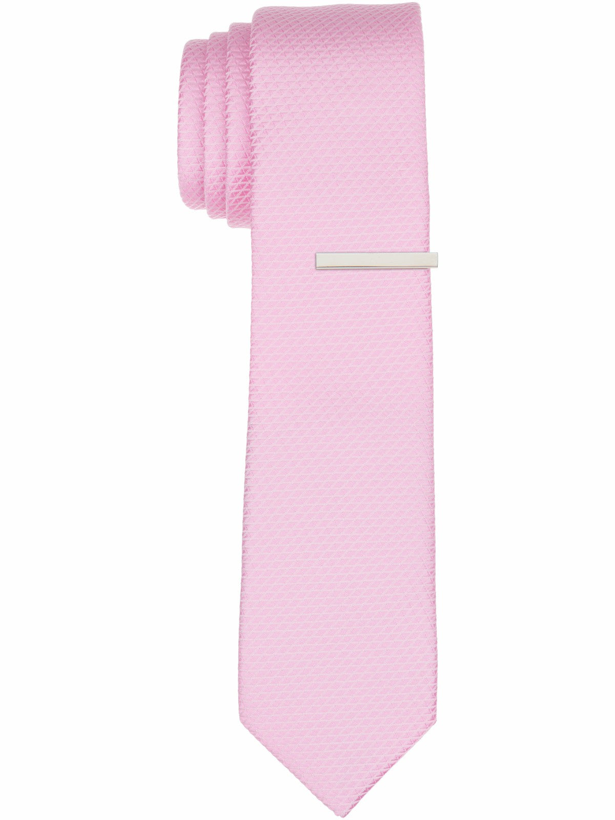 Perry Ellis Solid Plain weave Micro Slim Tie