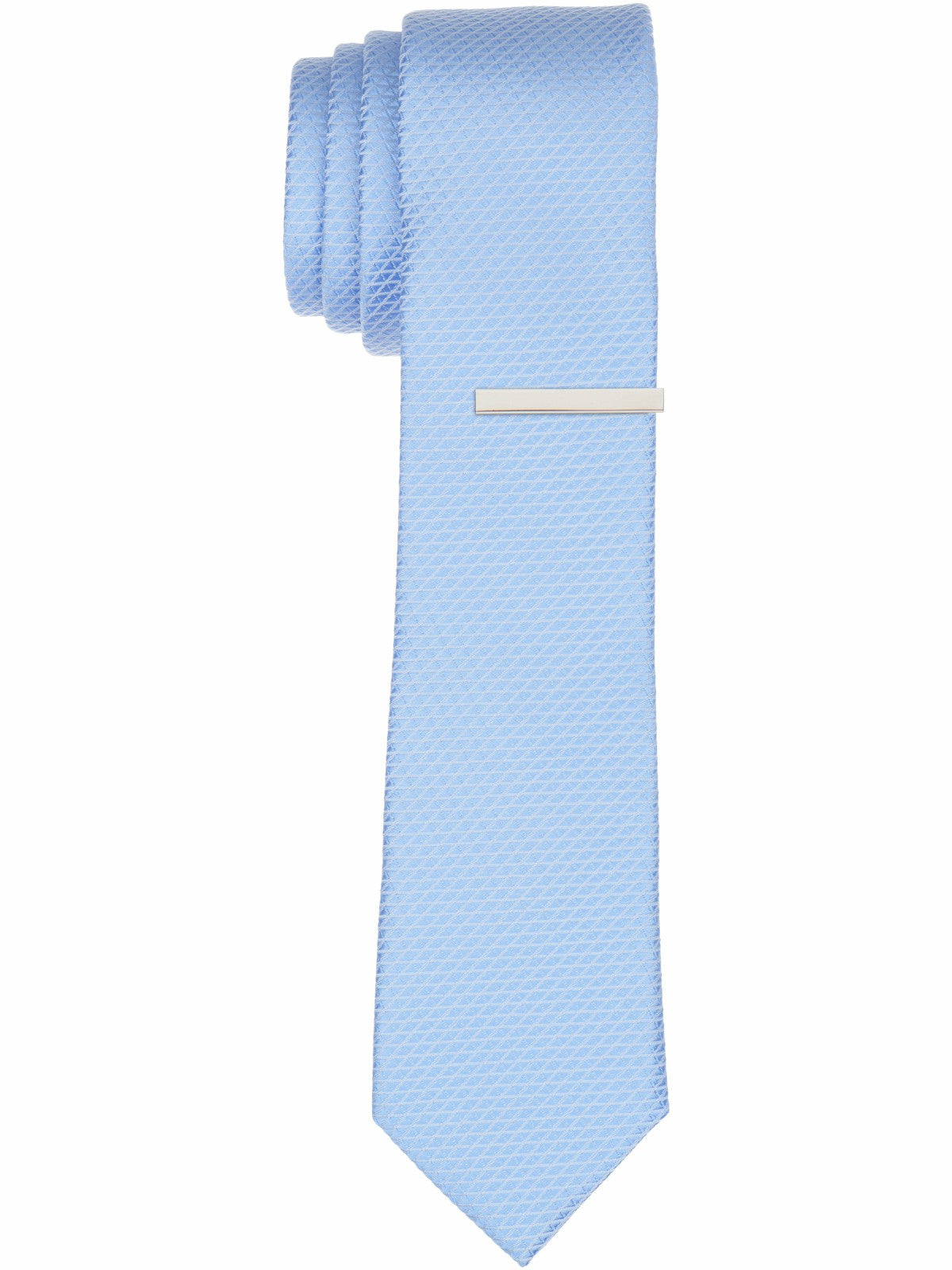 Perry Ellis Solid Plain weave Micro Slim Tie