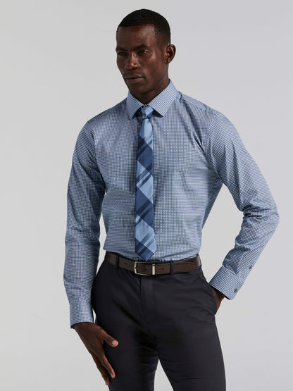 Perry Ellis Tile Geo Print Cotton Shirt
