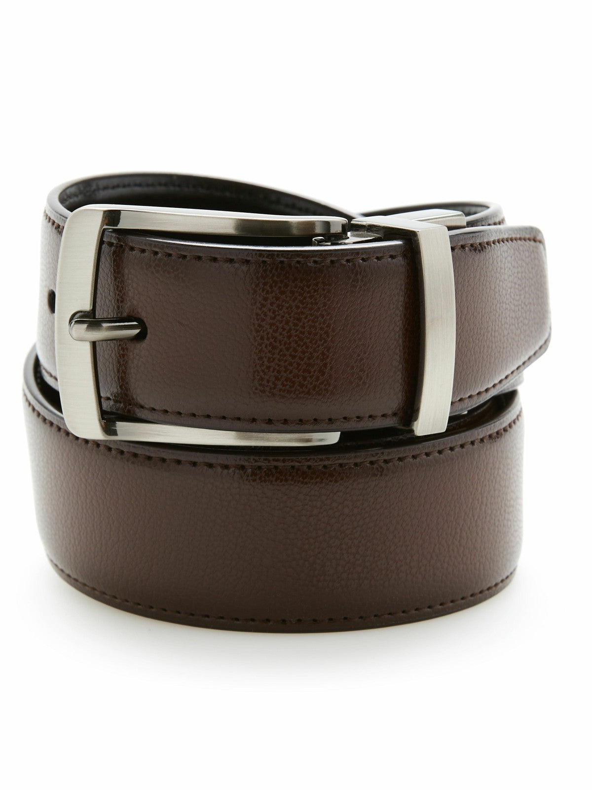 Perry Ellis Reversible Burnished Edge Belt