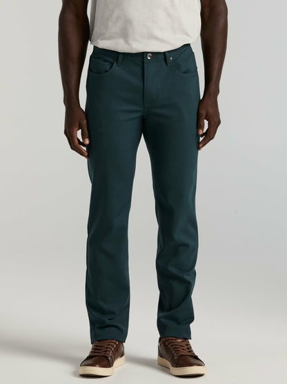 Perry Ellis Slim Fit Double Cloth 5-Pocket Pants