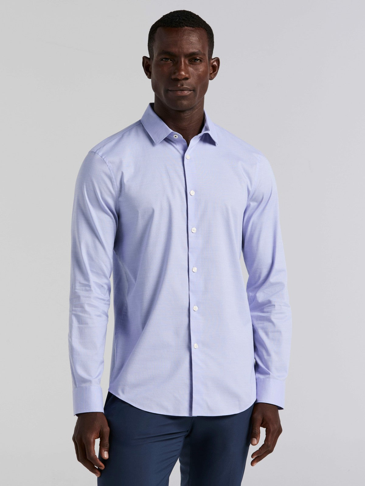 Perry Ellis Dobby Cotton Stretch Slim Fit Shirt