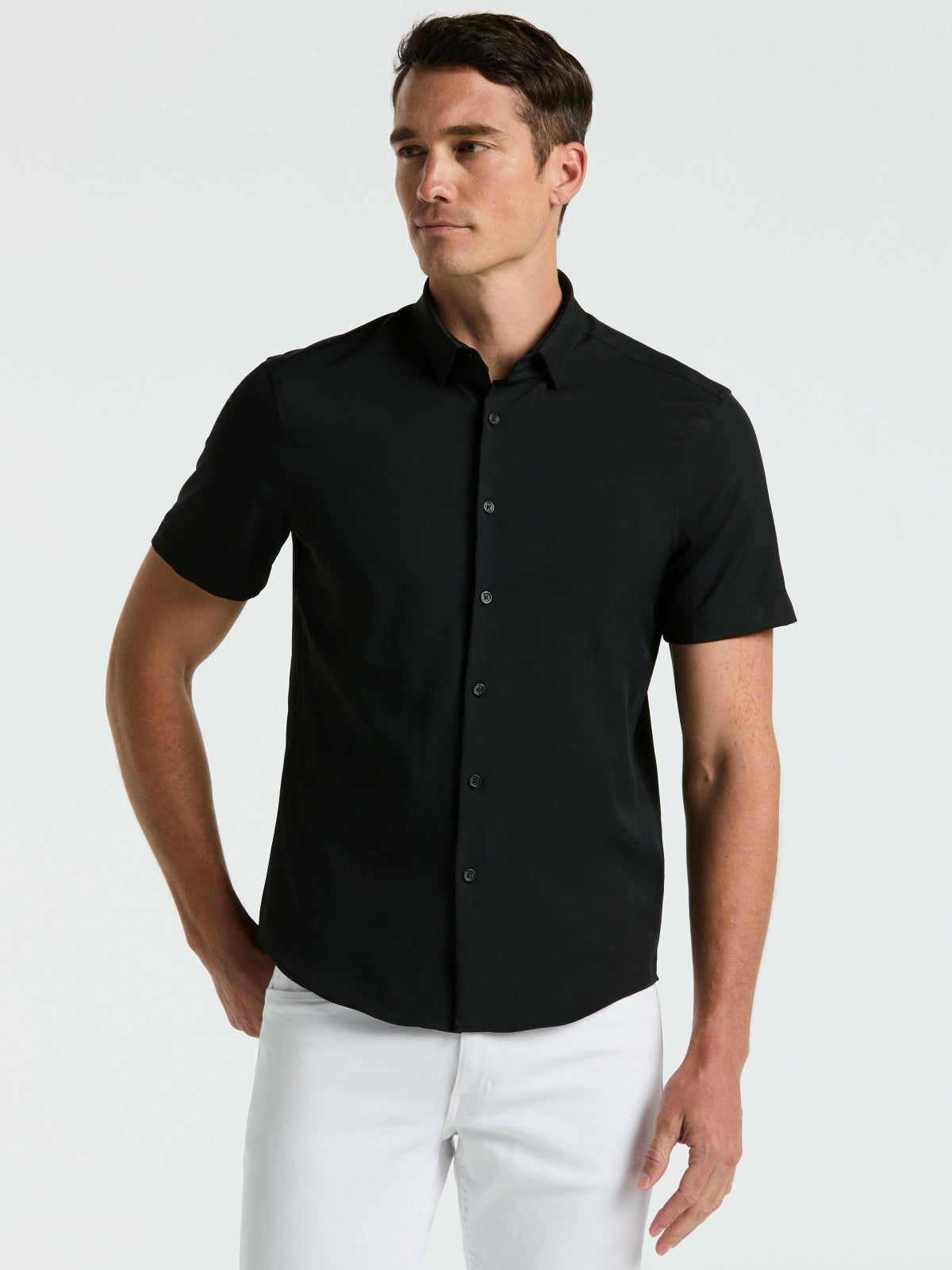 Perry Ellis Slim Fit Total Stretch Solid Shirt