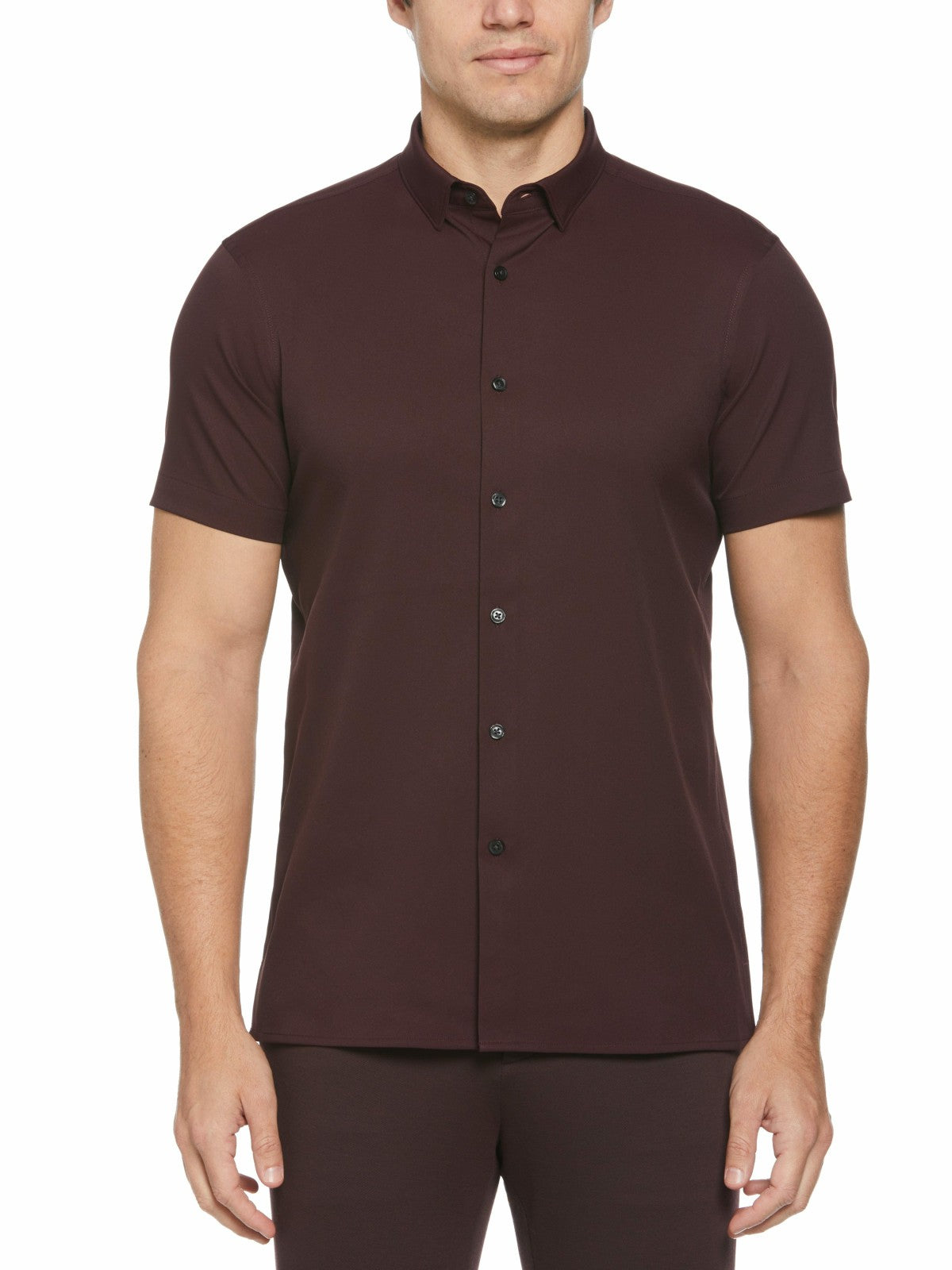 Perry Ellis Slim Fit Total Stretch Solid Shirt
