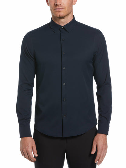 Perry Ellis Untucked Total Stretch Slim Fit Shirt
