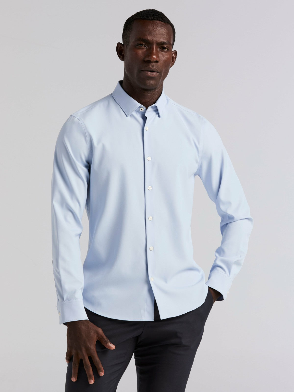 Perry Ellis Untucked Total Stretch Slim Fit Shirt