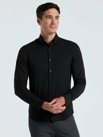 Perry Ellis Untucked Total Stretch Slim Fit Shirt
