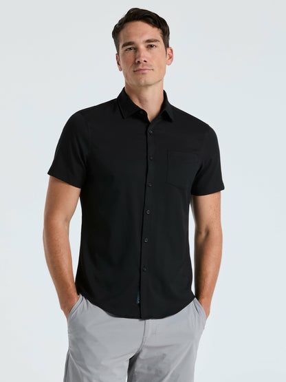 Perry Ellis Total Stretch Slim Fit Solid Shirt