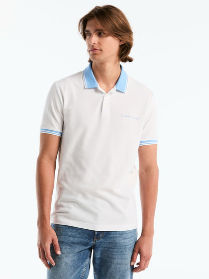Perry Ellis Men's Argentina Cotton Pique Polo Shirt