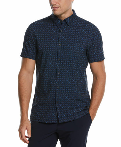 Perry Ellis Total Stretch Geo Print Shirt