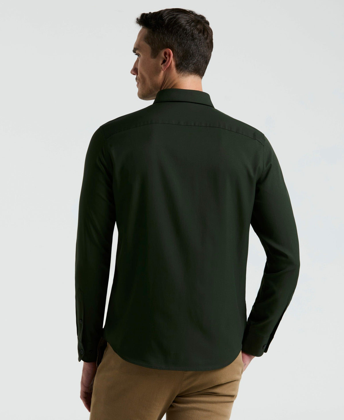 Perry Ellis Men's Untucked Slim Fit Stretch Shirt