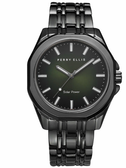 Perry Ellis Perry Ellis 42mm Solar Powered Bracelet Watch