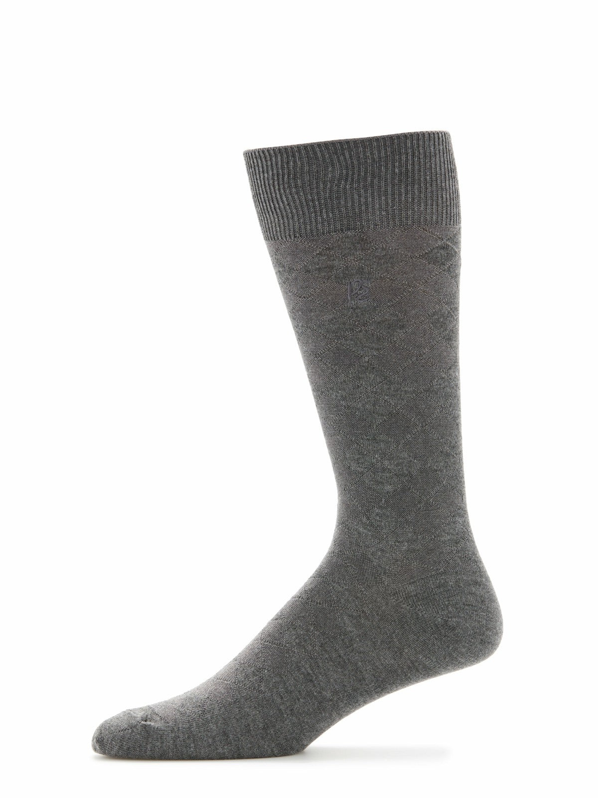 Perry Ellis Diamond Stitch Logo Socks