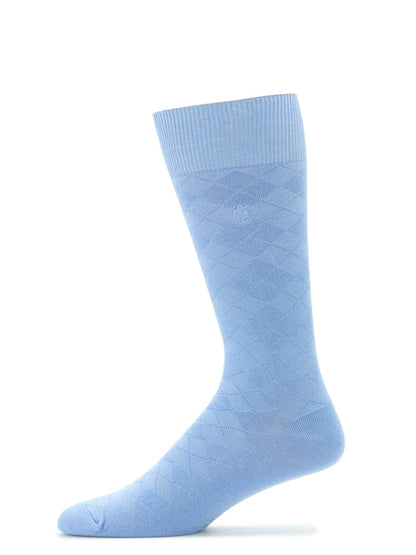 Perry Ellis Diamond Stitch Logo Socks