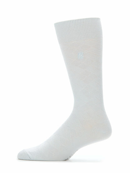 Perry Ellis Diamond Stitch Logo Socks