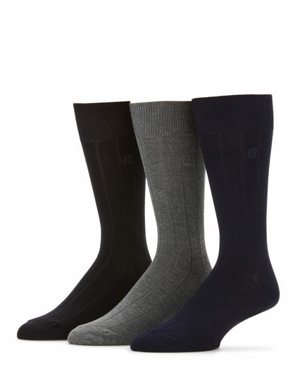Perry Ellis 3 Pack Luxe Bamboo Socks